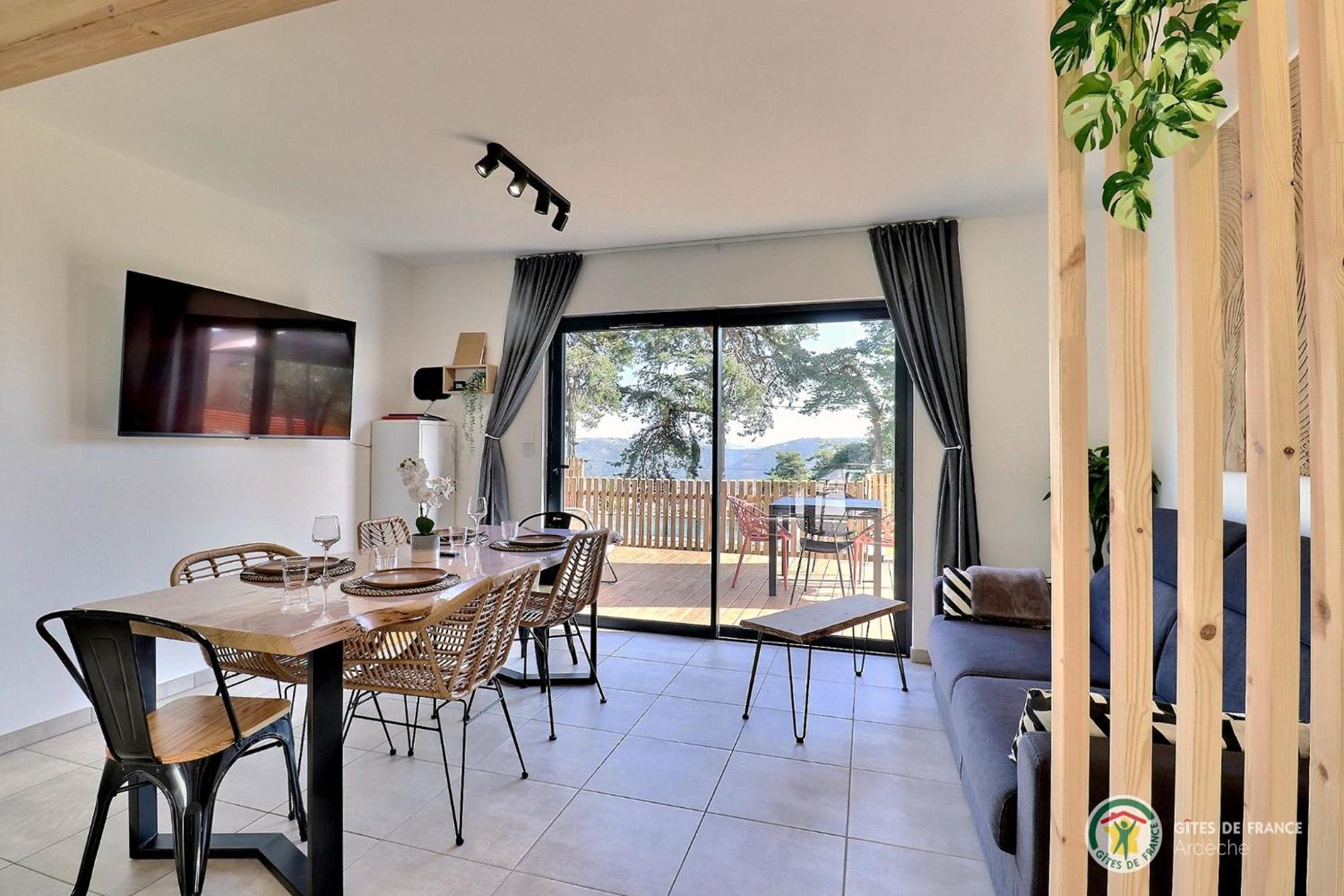 La Booa - Ecolodge En Ardeche - Piscine Privee - Ecolodgite Ozon  外观 照片