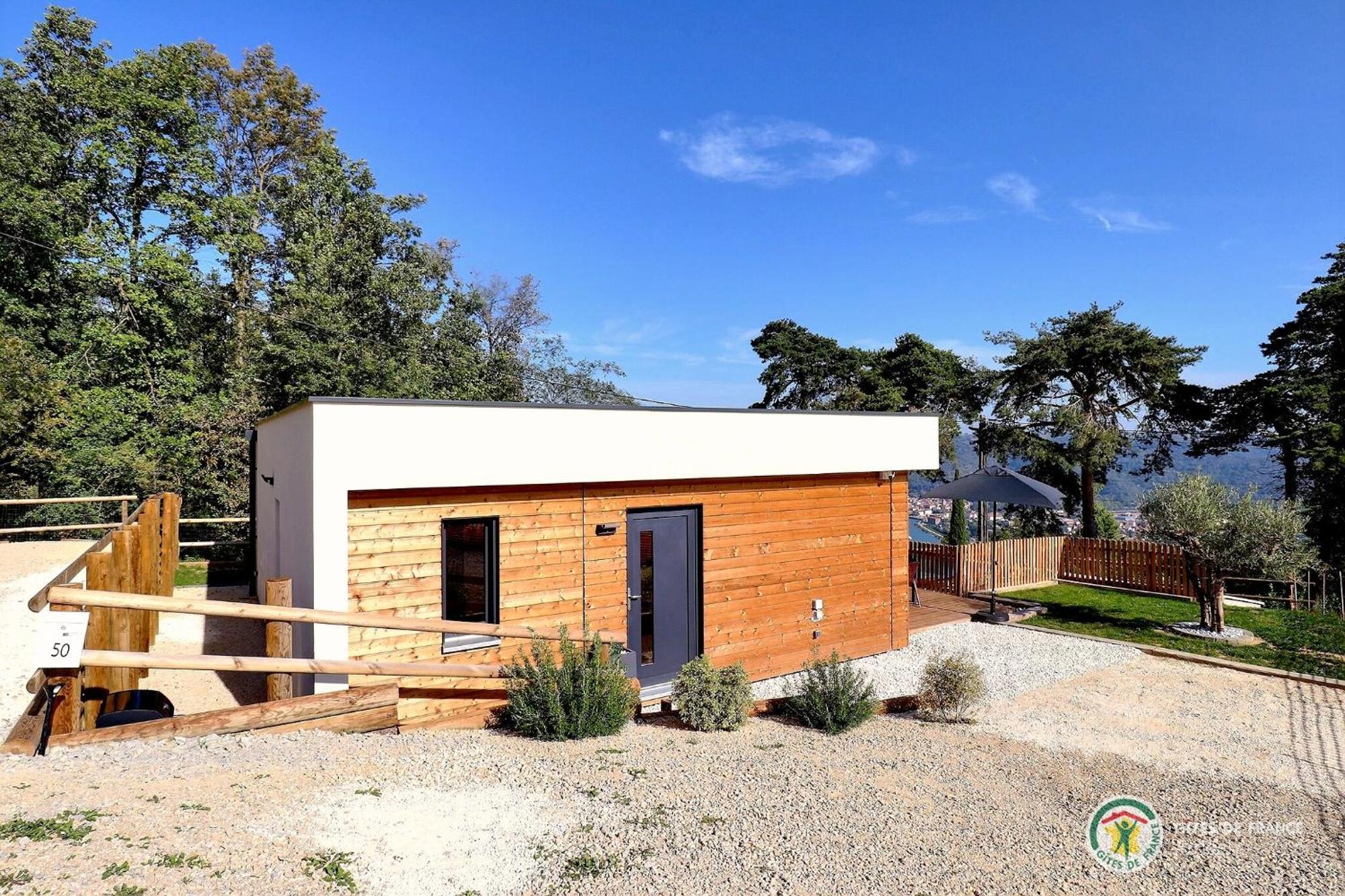 La Booa - Ecolodge En Ardeche - Piscine Privee - Ecolodgite Ozon  外观 照片