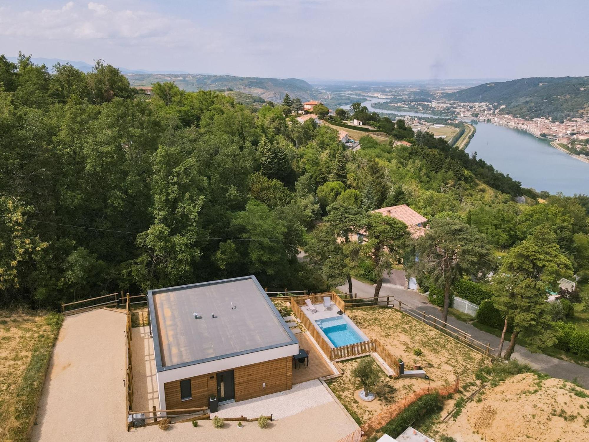 La Booa - Ecolodge En Ardeche - Piscine Privee - Ecolodgite Ozon  客房 照片